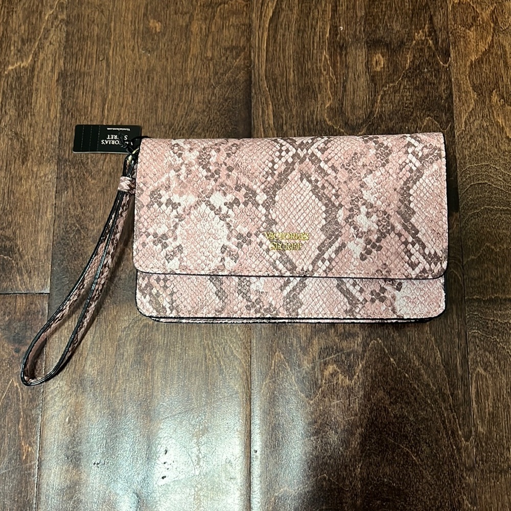VS Pink Snake Skin Wallet